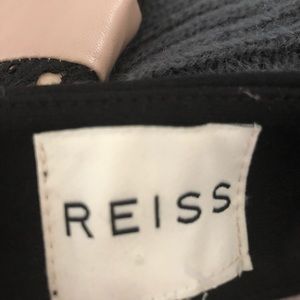 REISS BLACK EYELET SKIRT SZ 6